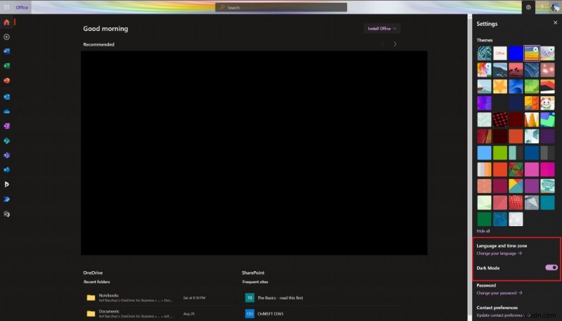 Microsoft 365オンラインを自分好みにカスタマイズする基本テクニック