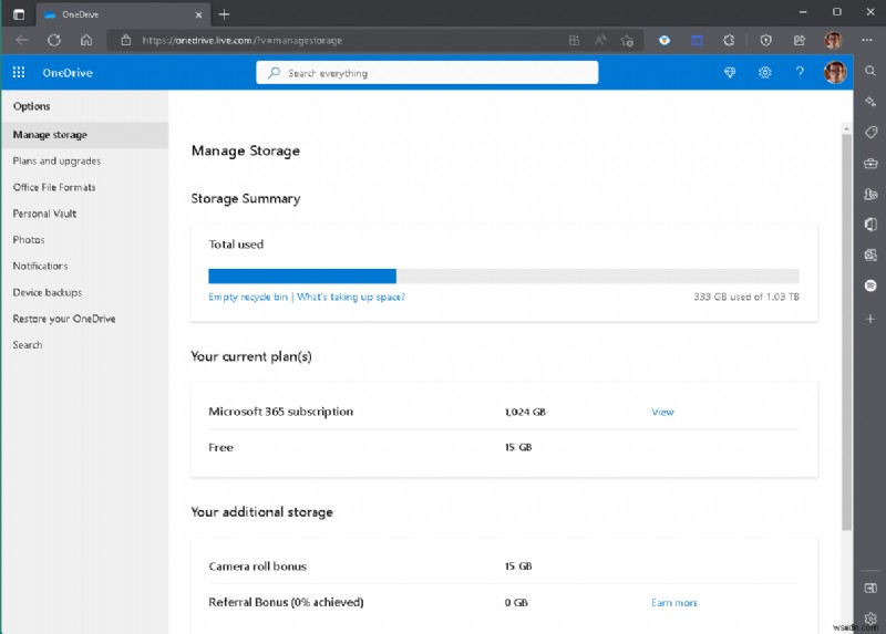 Windows 11とWebでOneDriveストレージの上限に達しないための管理方法(上限到達時の空き容量確保術)