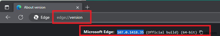 Windows 11で使用中のEdgeブラウザーのバージョンを確認する2つの方法