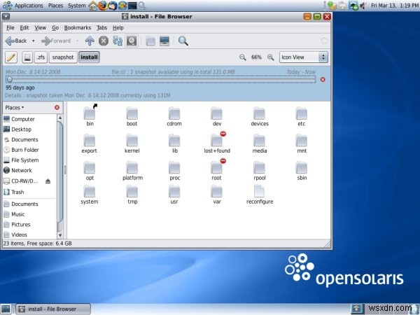 OpenSolaris 2008.11 徹底再レビュー ― 正しい方向への一歩、だが道のりはまだ長い