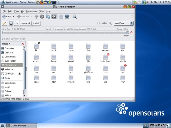 OpenSolaris 2008.11 徹底再レビュー ― 正しい方向への一歩、だが道のりはまだ長い