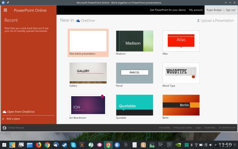 Manjaro + Microsoft Office Online ― ついに実現したLinuxデスクトップの夢