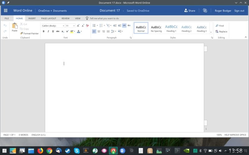 Manjaro + Microsoft Office Online ― ついに実現したLinuxデスクトップの夢