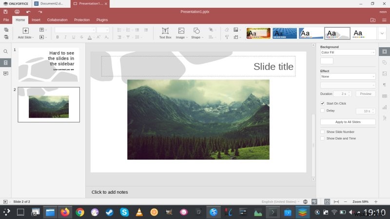 OnlyOffice Desktop Editors 5.5.1 レビュー ― 良い製品だが改善の余地あり