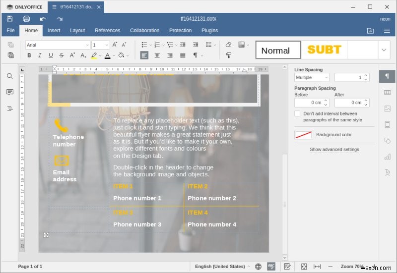 OnlyOffice Desktop Editors 5.5.1 レビュー ― 良い製品だが改善の余地あり