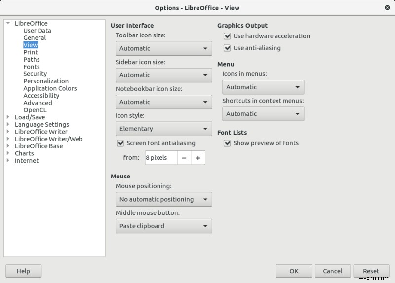 LibreOfficeに新しいアイコンテーマをインストールする方法