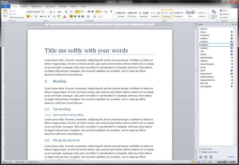 Microsoft Wordで見出しに番号を付ける方法:マルチレベルリスト活用ガイド