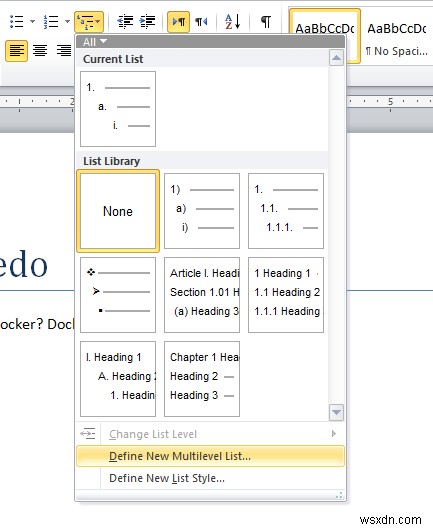 Microsoft Wordで見出しに番号を付ける方法:マルチレベルリスト活用ガイド