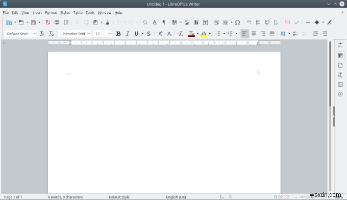 KDEでLibreOfficeのインターフェースフォントを改善する方法