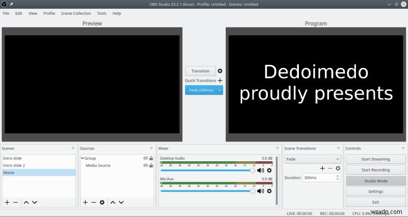 OBS Studio を開いてみよう ― ライブ配信の準備はできていますか?