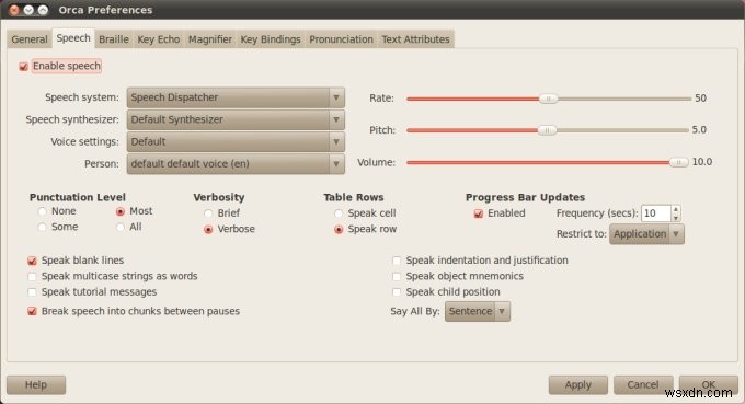 Linuxの支援技術を探る――GNOME標準スクリーンリーダー「Orca」の設定と使い方