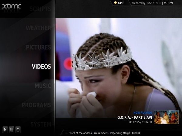 XBMC Camelot レビュー ― 美しくスタイリッシュで楽しいメディアセンター
