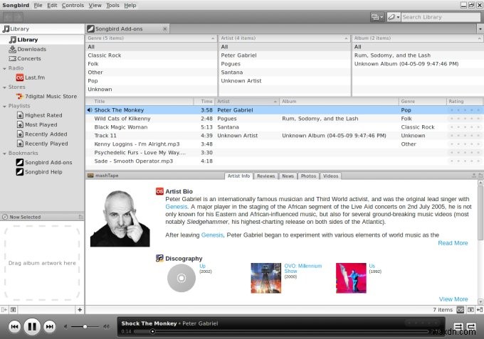 Songbirdレビュー：Firefoxの生みの親が手掛けた、史上最高の音楽プレーヤー