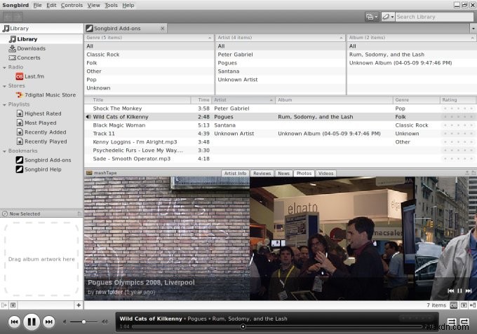 Songbirdレビュー：Firefoxの生みの親が手掛けた、史上最高の音楽プレーヤー