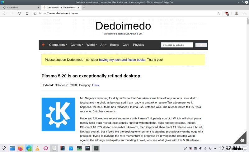 Linux版Microsoft Edge徹底レビュー――新たな挑戦者の実力とは
