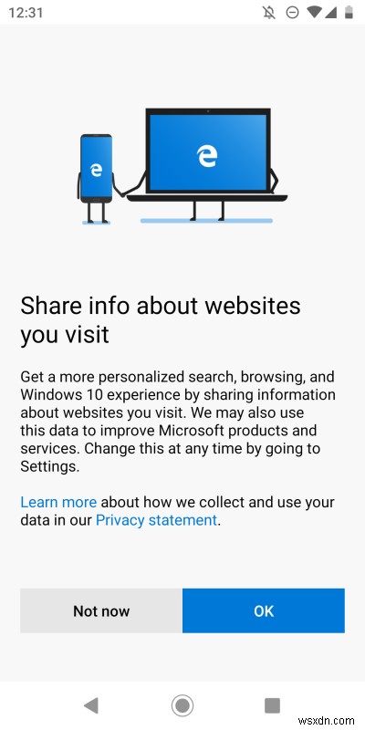 Android版Microsoft Edge徹底レビュー――鋭利な物にはご用心