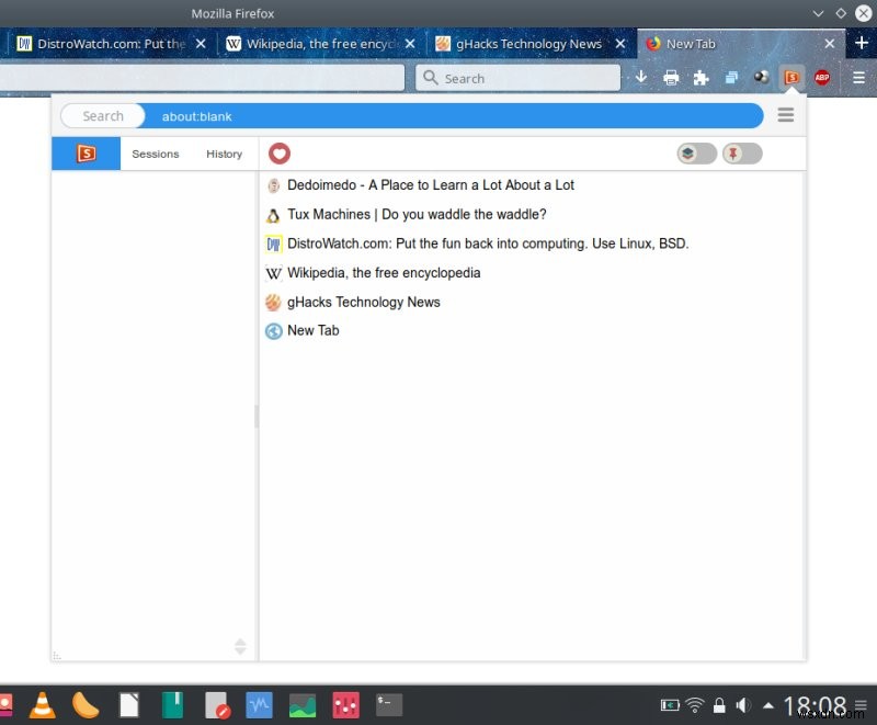 Session Sync ― Firefox Quantumで使える優秀なセッションマネージャー拡張機能