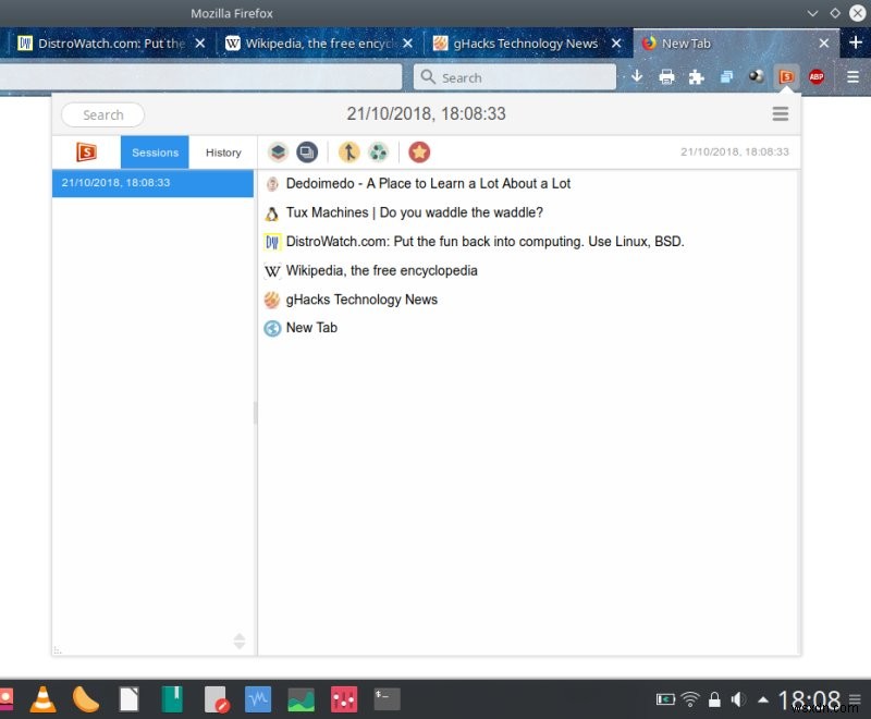 Session Sync ― Firefox Quantumで使える優秀なセッションマネージャー拡張機能