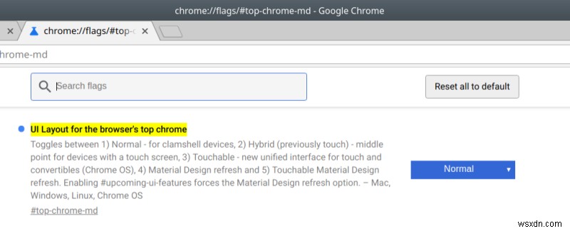 Google Chrome 69 の新UIを旧デザインに戻す方法【chrome://flags】