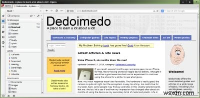 Linux版Opera 12を試してみた:古いビルドが語る現在地