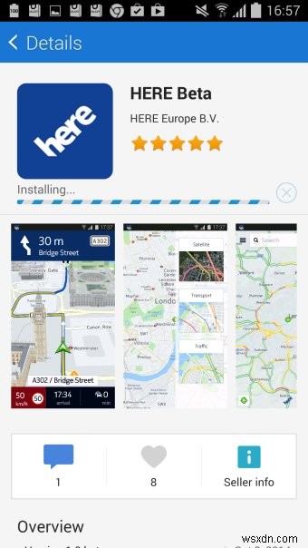 Androidでも使える無料オフラインナビ「HERE Maps」ベータ版レビュー