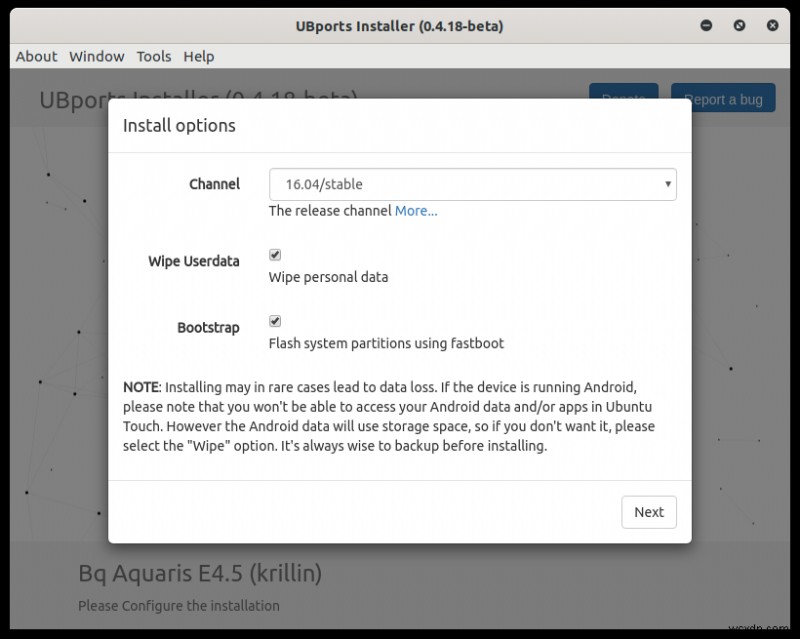 懐かしのAquaris E4.5でUbuntu Touchが復活!OTA-12を再び試してみた