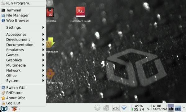 OpenPandoraレビュー 第2回:ファームウェア更新とXfceデスクトップを徹底検証