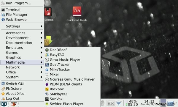 OpenPandoraレビュー 第2回:ファームウェア更新とXfceデスクトップを徹底検証