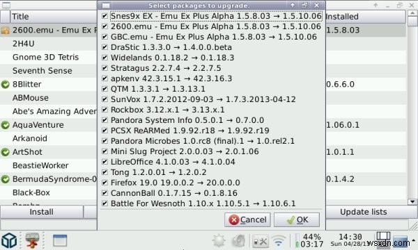 OpenPandoraレビュー 第2回:ファームウェア更新とXfceデスクトップを徹底検証