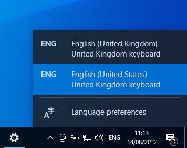 Windows 10で削除できないキーボードレイアウトを削除する方法