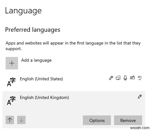 Windows 10で削除できないキーボードレイアウトを削除する方法