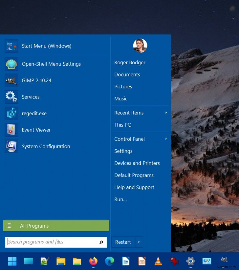 Windows 11でOpen-Shellを使ってクラシックなスタートメニューを取り戻す方法