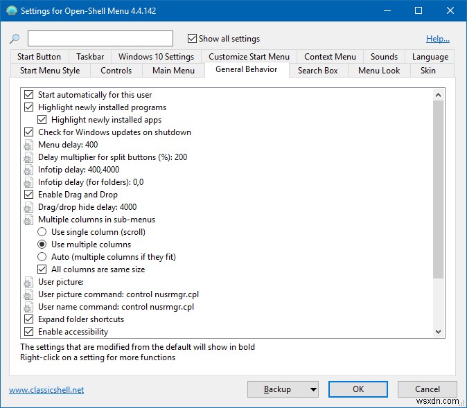 Open-Shell徹底解説：Classic Shellの後継がWindows 10のスタートメニューを見事に生まれ変わりさせる