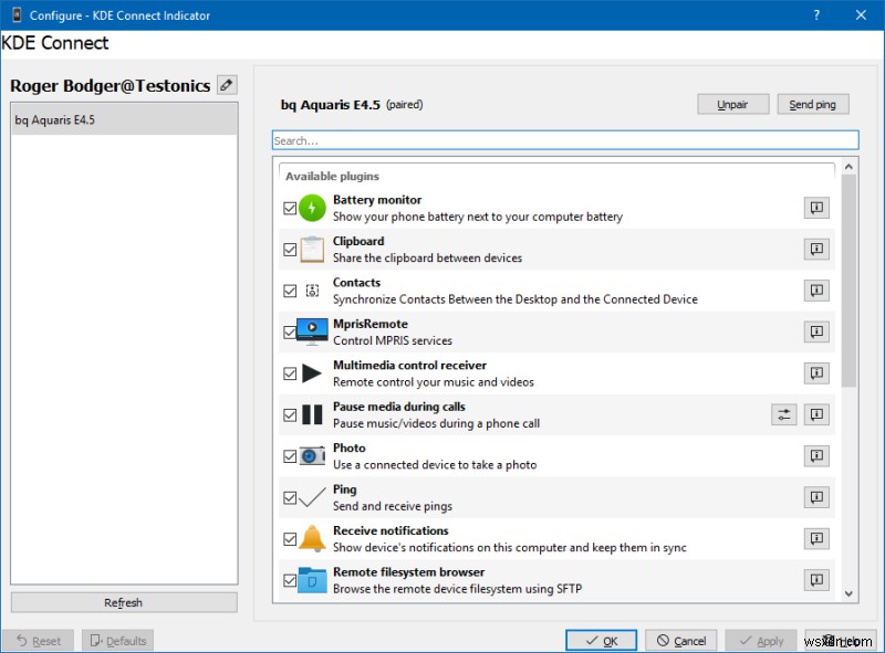 Windowsで使えるKDE Connect – 実験的ナイトリービルドを早速試してみた