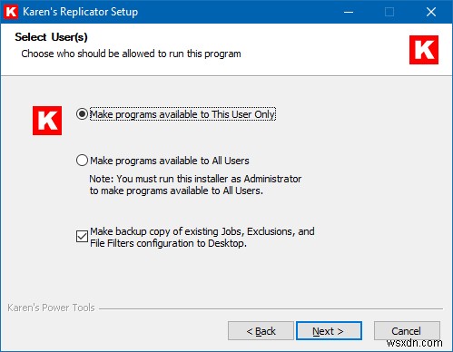 Karen s Replicator – Windows 10で復活した軽量バックアップ・レプリケーションツール