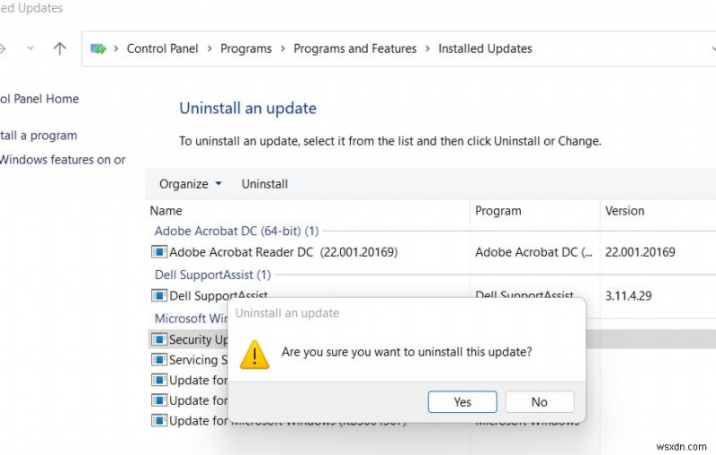 Windows 11でWindows Updateをアンインストールする4つの方法