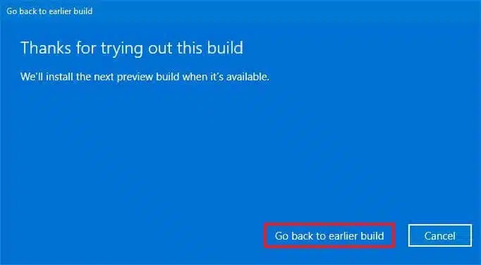 Windows 10 バージョン 22H2 をアンインストールして以前のバージョンに戻す3つの方法