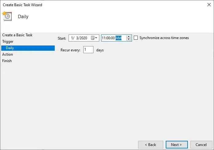 Windows 10のタスクスケジューラで特定の時刻にプログラムを自動実行する方法
