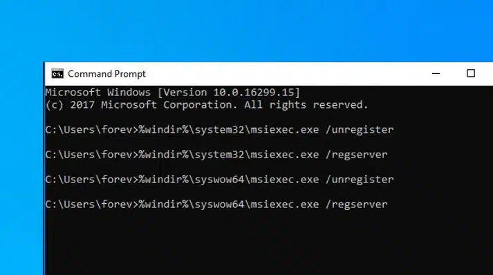 【解決済み】Windows 10でWindowsインストーラーが正しく動作しないときの対処法