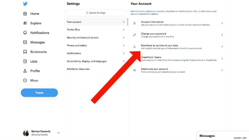 Twitter(X)の履歴をダウンロードしてバックアップする方法