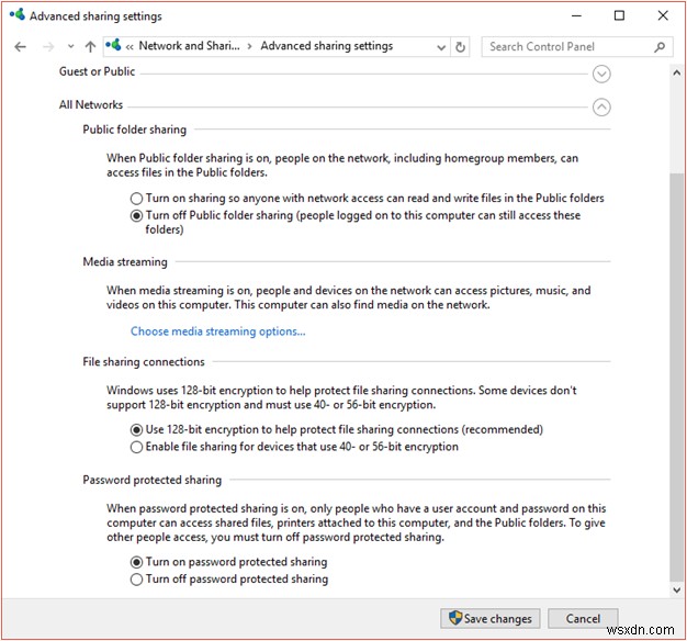 Windows 10のネットワーク共有設定をカスタマイズする方法