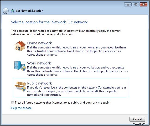Windows 7 / 8.1 / 10でネットワークの場所(ネットワーク プロファイル)を変更する完全ガイド