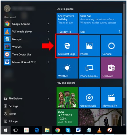 Windows 10のMicrosoft EdgeでWebノートを共有する方法