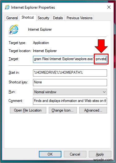主要Webブラウザのプライベートブラウジングをワンクリックで起動するデスクトップショートカットの作成方法