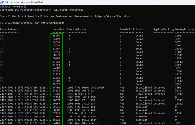 Windowsでポートを使用しているアプリを特定する4つの方法【netstat・PowerShell・TCPView】