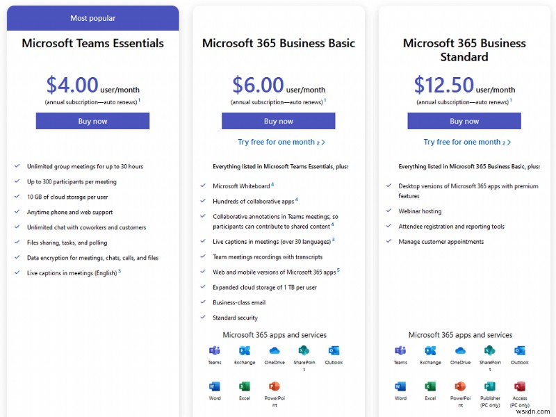 Microsoft Teamsの無料版と有料版を徹底比較!主な違いとメリット