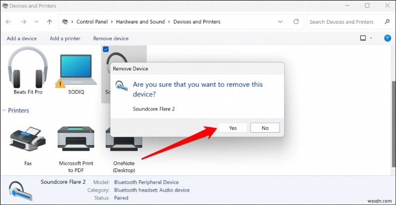 Windows 11でBluetoothデバイスが削除できない「削除に失敗しました」エラーを解決する方法