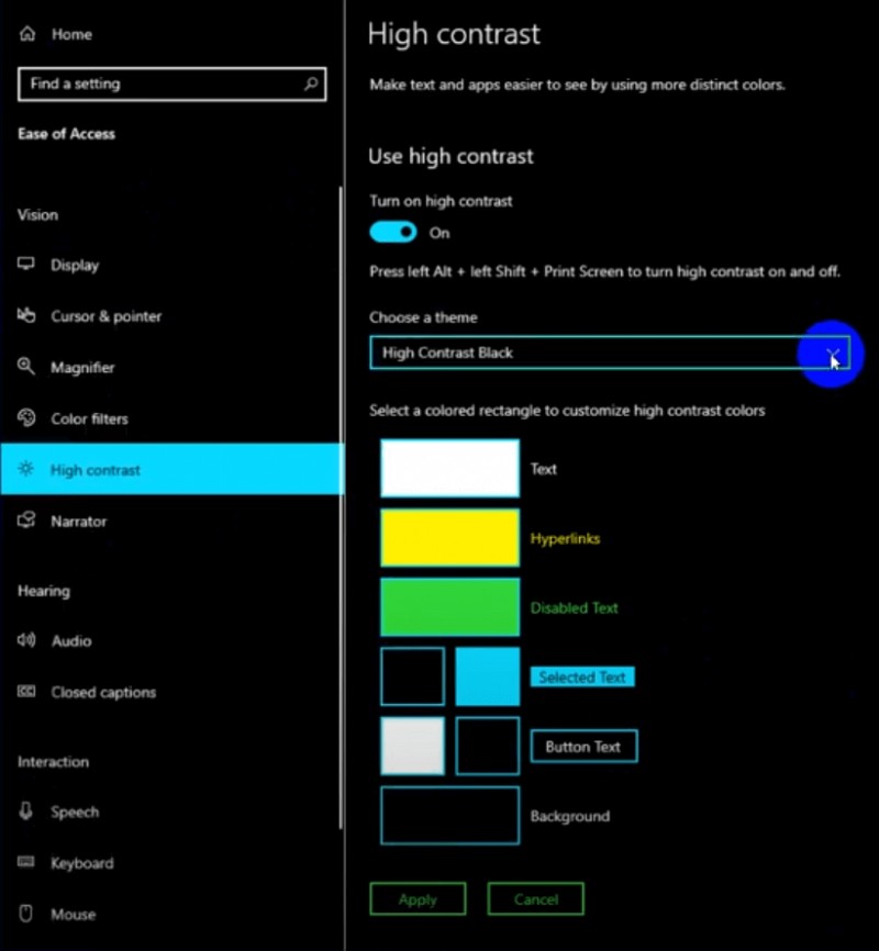 Windowsの視認性を最適化する方法:視覚障害・光過敏症の方のためのハイコントラストテーマ徹底ガイド