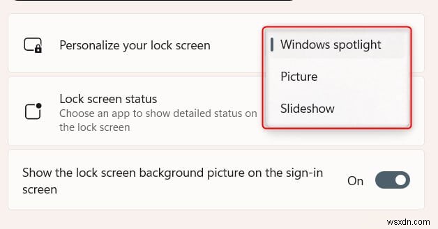 ロック画面の Windows スポットライトを有効・無効にする方法