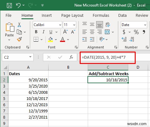 【保存版】Excelで日付の加算・減算をマスター!日数・週数・月数・年数の計算方法をステップ解説